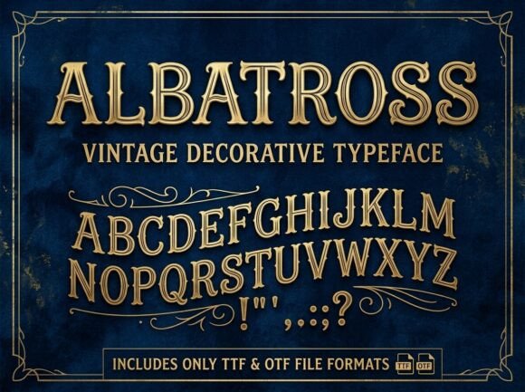 Albatross: A Typeface That Sails With Heritage and Craft