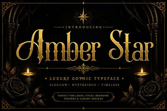 Amber Star: A Typeface for Timeless Brand Elegance