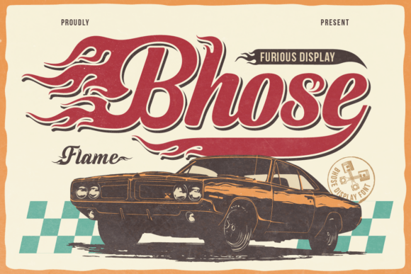 Bhose: Ignite Your Designs with This Flame-Themed Typeface
