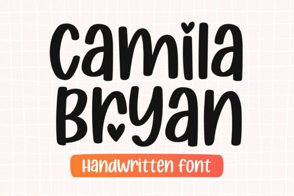 Camila Bryan: A Modern Handwritten Font for Creative Brands