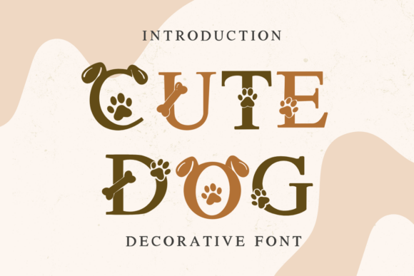 Cute Dog Font: A Playful Typeface for Creative Projects