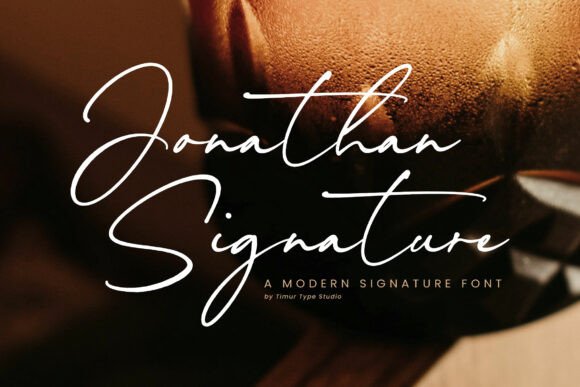 Jonathan Signature: The Art of a Modern Signature Font