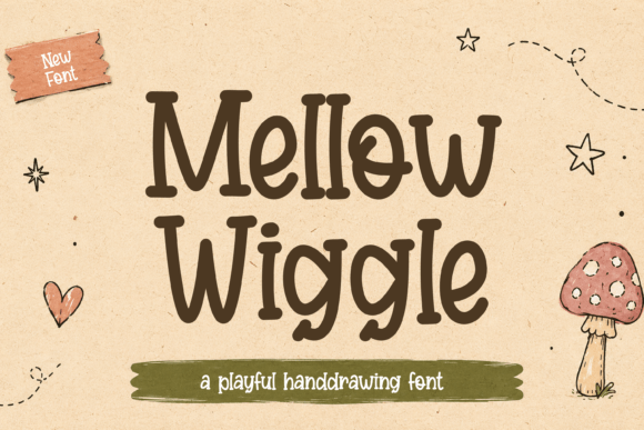 Mellow Wiggle: The Handmade Font That Feels Like a Warm Hug
