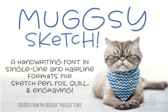 Muggsy Sketch: The Quirky Handwritten Font for Modern Makers