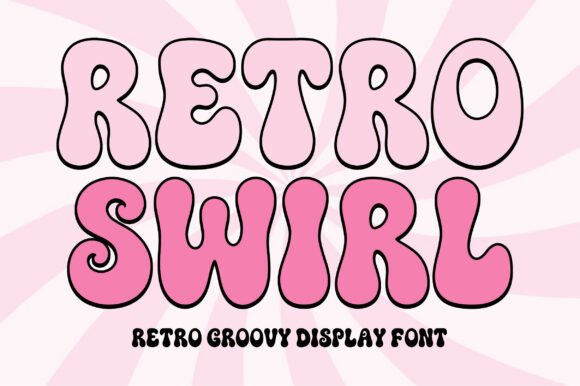 Retro Swirl: The Groovy Display Font for Modern Creatives