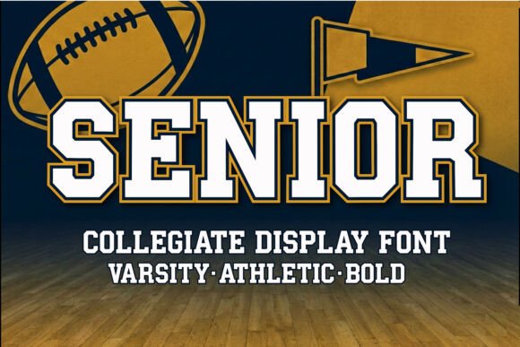 Senior: The Typeface That Brings Varsity Spirit to Modern Design