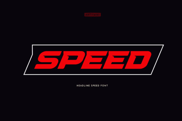 Speed: A Bold Typeface Built for Impact