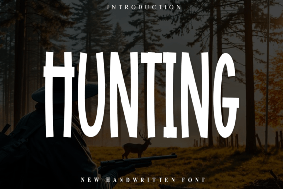 The Elegant Flow of Hunting: A Modern Script Font