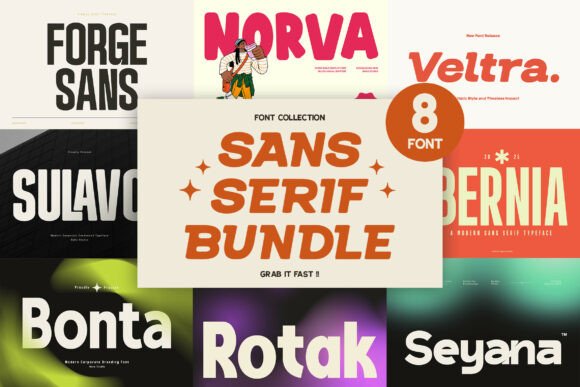 The Sans Serif Bundle Collection: A Modern Typography Foundation