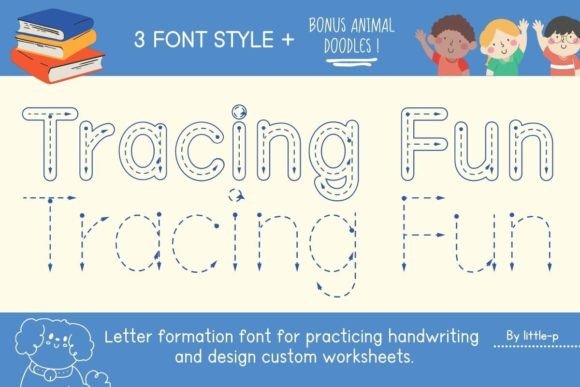 Tracing Fun: A Playful Font for Educational and Creative Projects