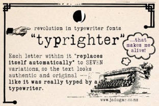Typrighter: The Typewriter Font That Never Looks the Same
