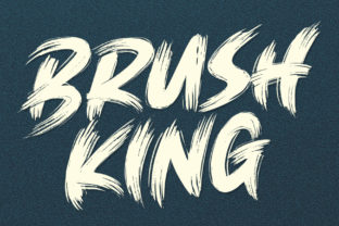Unleashing Energy: The Power of Brush King Typography